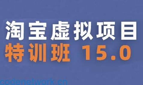 淘宝虚拟项目特训班15.0(更新2025)，适合新手或兼职操作，实现稳定收益|思创源码网