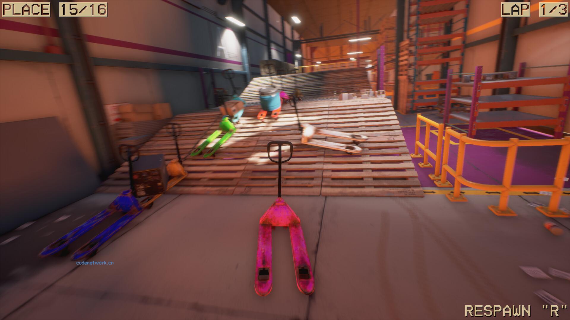 托盘搬运竞速/Pallet Jack Racing