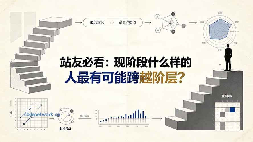 付费文章：站友必看：现阶段什么样的人最有可能跨越阶层?|思创源码网