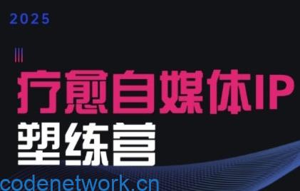 2025治愈自媒体IP训练营，专为疗愈领域从业者打造|思创源码网
