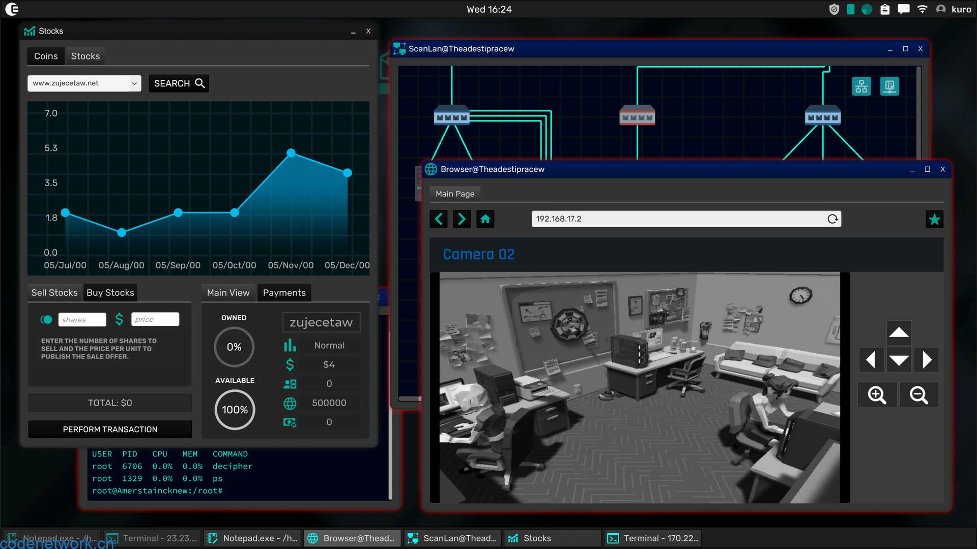 灰色黑客/Grey Hack|思创源码网