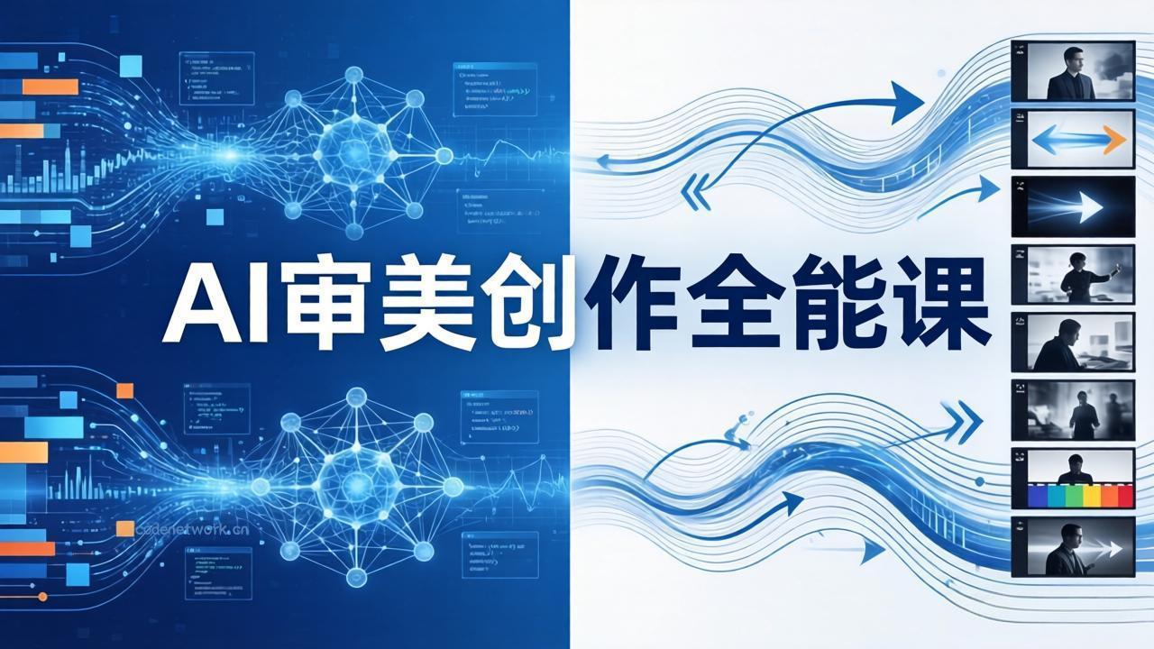 AI审美创作全能课-更新0706：MJ+Seedance+模型训练+影视分镜+编剧，一站式掌握AI艺术创作|思创源码网