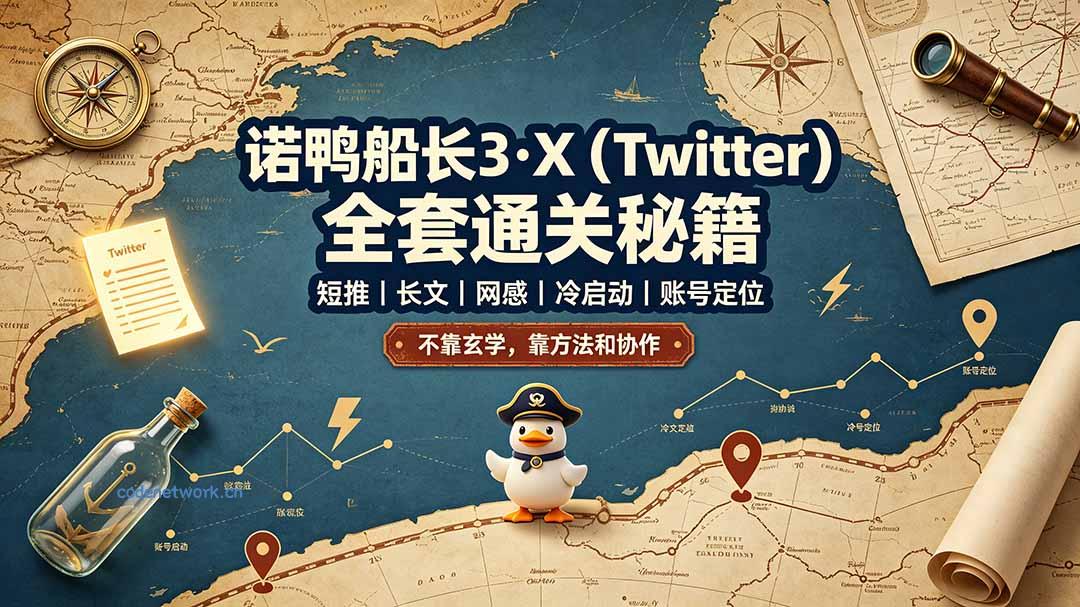 诺鸭船长3·X(Twitter|思创源码网
