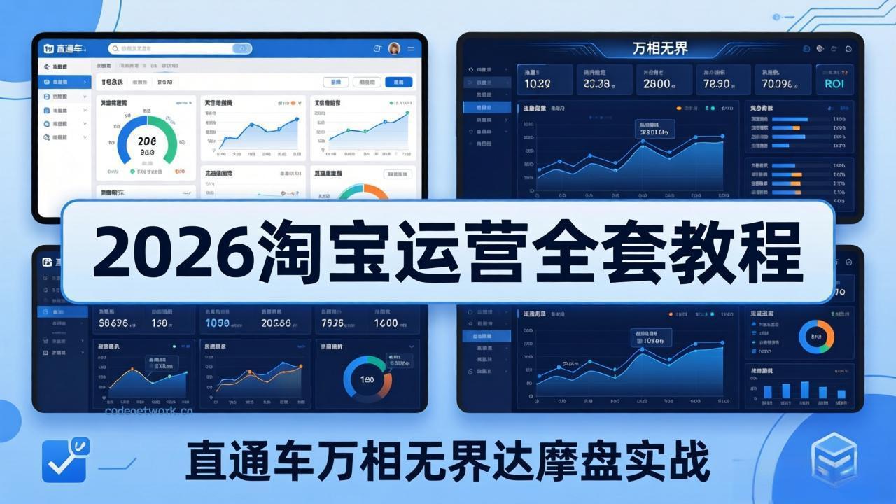 2026淘宝运营全套教程(更新7月|思创源码网