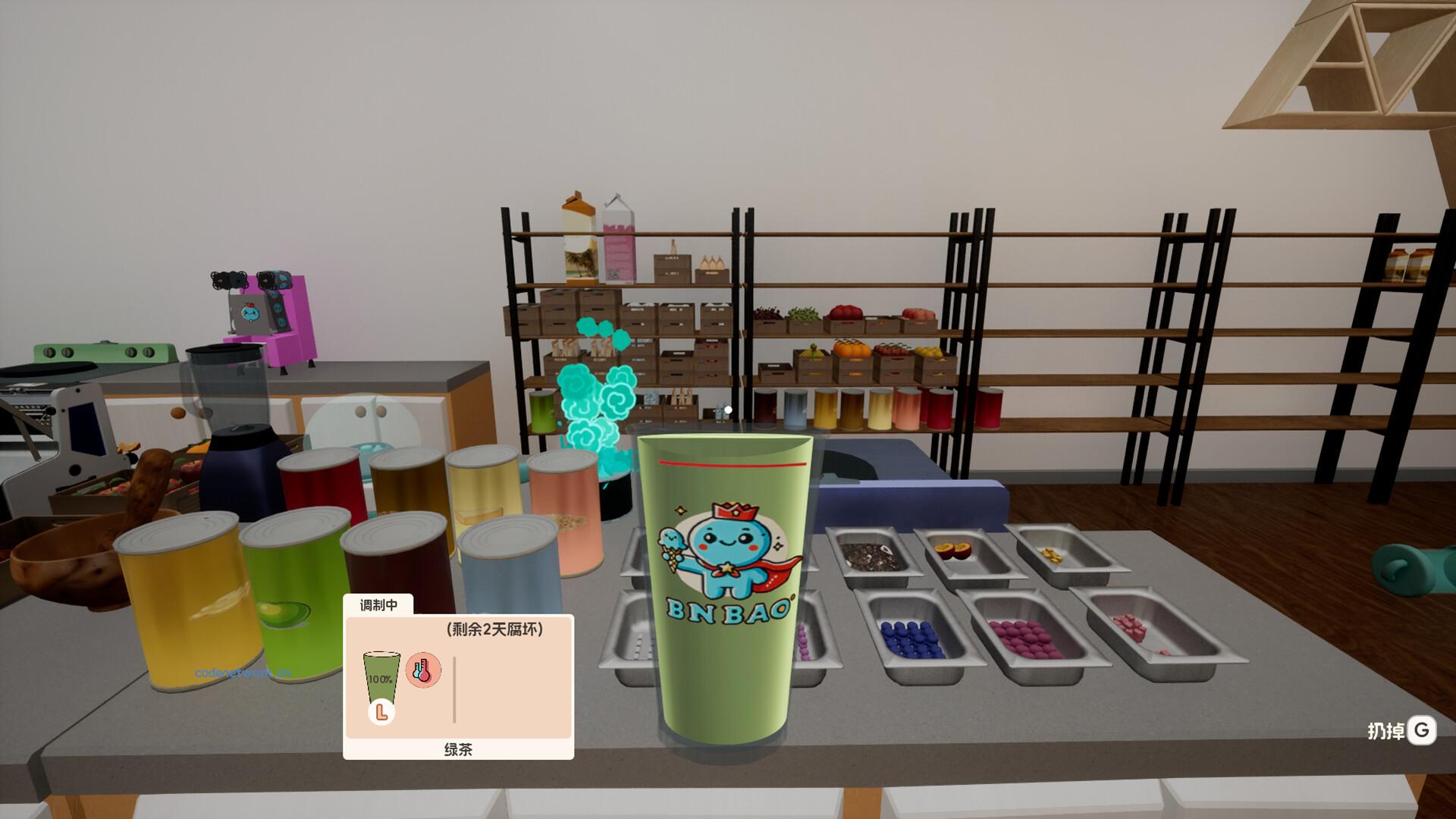 奶茶店模拟器 - 重生之我在冰堡甜城当店长/Boba Cafe Simulator 新游发布