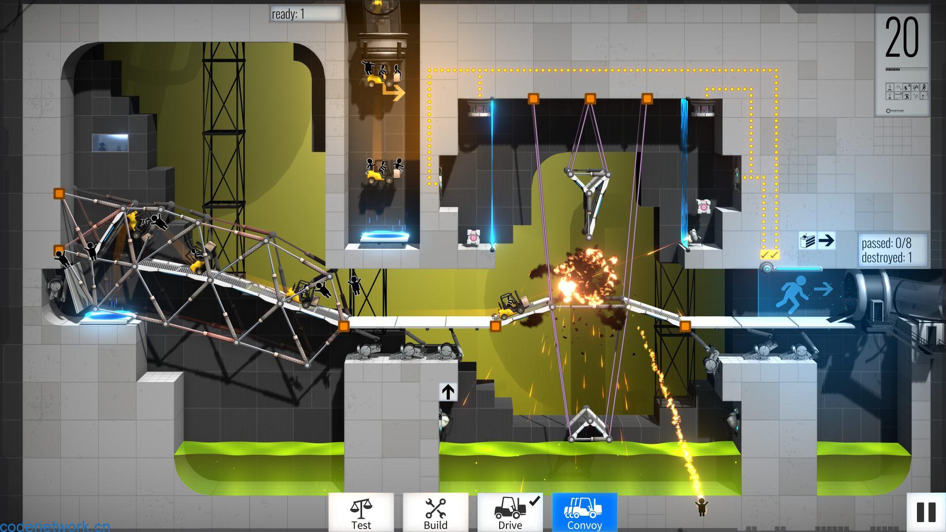 桥梁工程师传送门/Bridge Constructor Portal|思创源码网