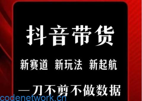 抖音短视频一刀不剪带货，不剪辑，不直播，每天发个视频，等着出单获取带货佣金