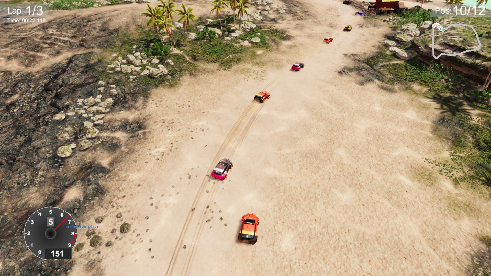 霓虹弯道赛车/Neon Curves Racing