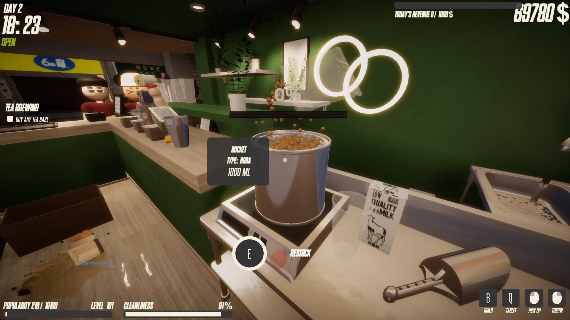 奶茶店模拟器/Boba Tea Shop Simulator|思创源码网