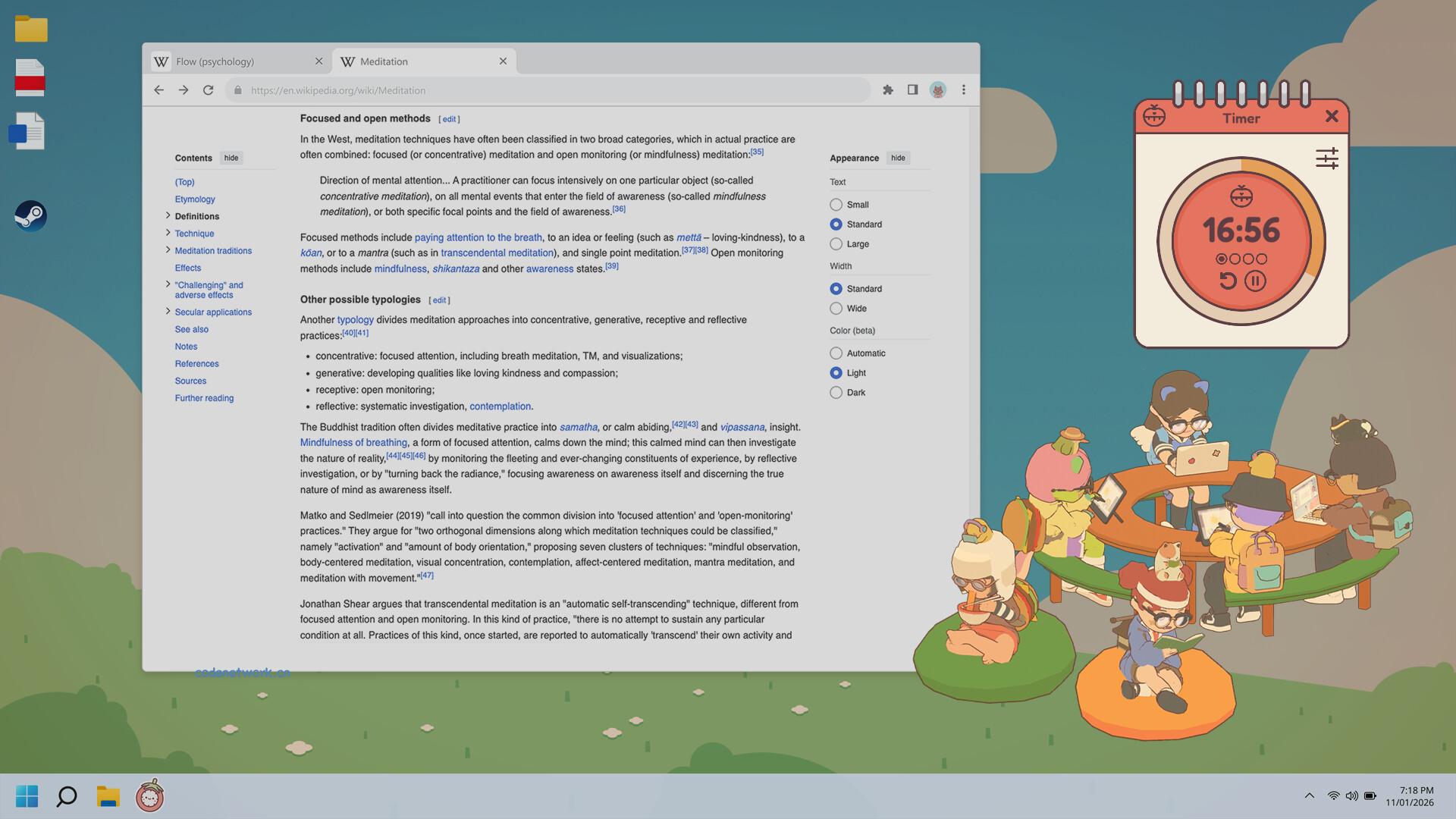 随时在一起: 云自习/On-Together: Virtual Co-Working