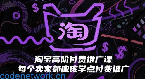 淘宝高阶付费推广课，每个卖家都应该学点付费推广|思创源码网