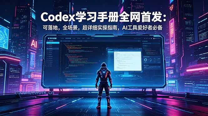 Codex学习手册全网首发：可落地，全场景，超详细实操指南，AI工具爱好者必备|思创源码网