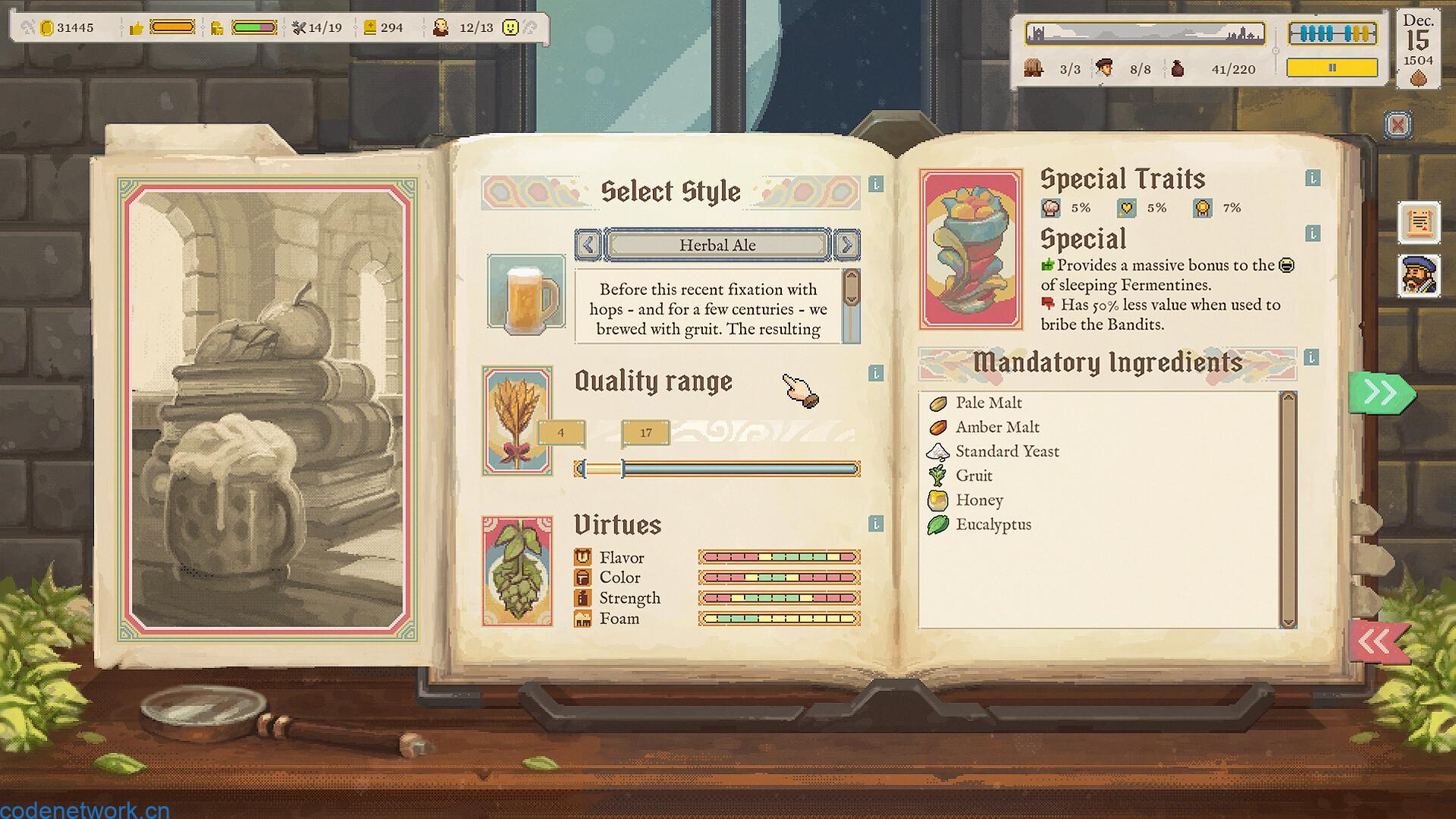 修道院酿酒大亨/Ale Abbey – Monastery Brewery Tycoon|思创源码网