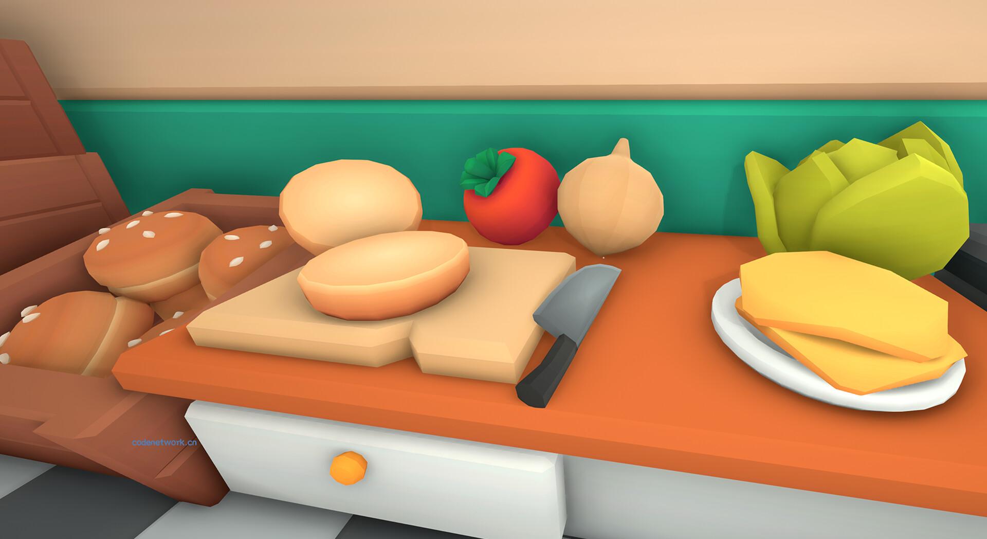 伯吉的温馨厨房/Burgie's cozy kitchen