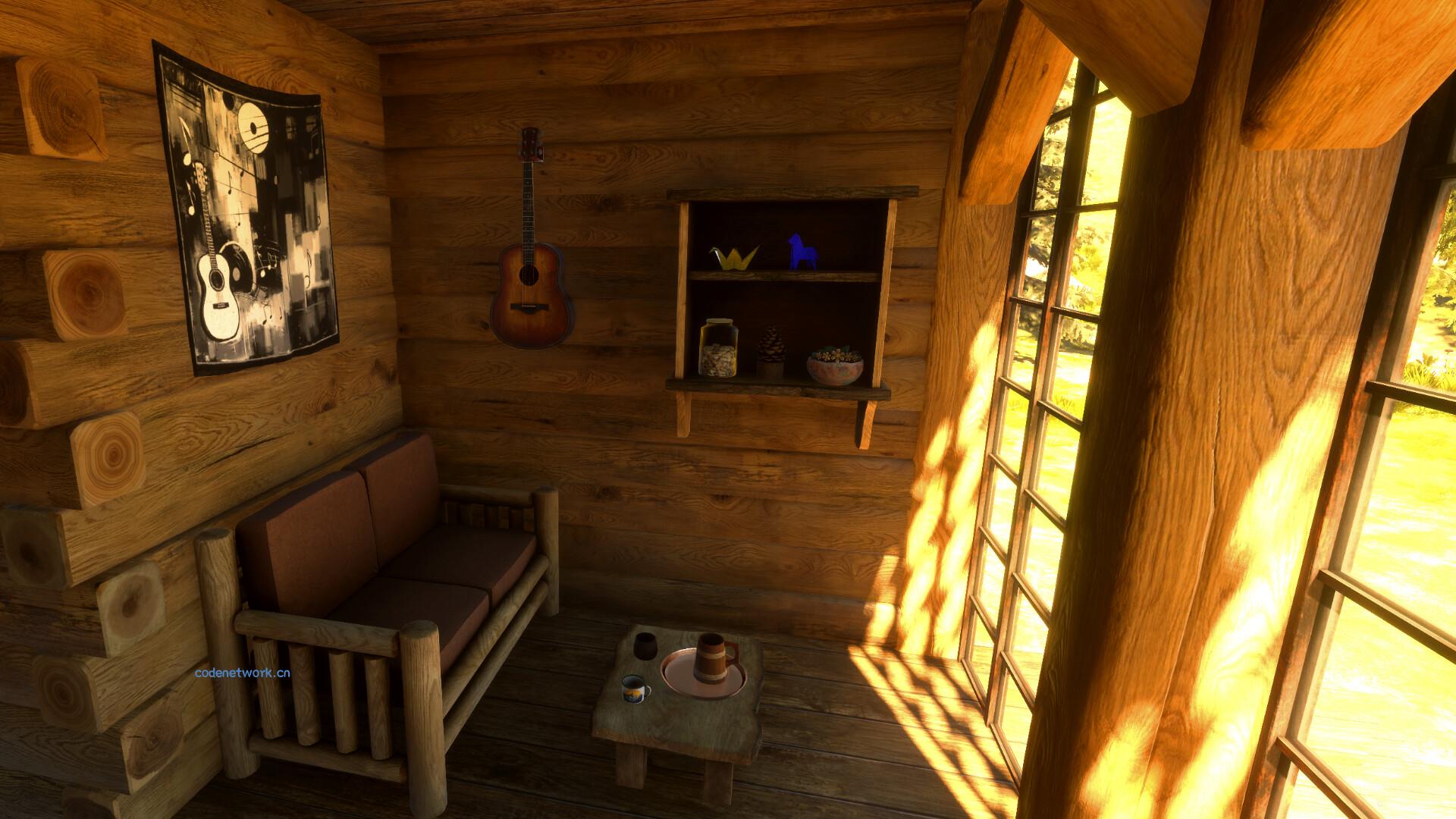 温馨小木屋/Log Away|思创源码网