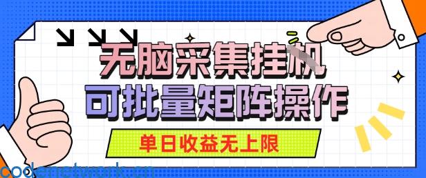 无脑采集自动运行,可批量矩阵操作,单日收益无上限|思创源码网