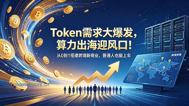 Token需求大爆发，算力出海迎风口！从0到1搭建跨境新商业，普通人也能上车|思创源码网